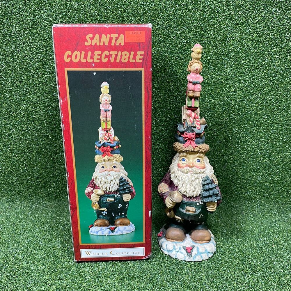 Vintage Santa Collectible Windsor Collection Figurine 10" Original Box